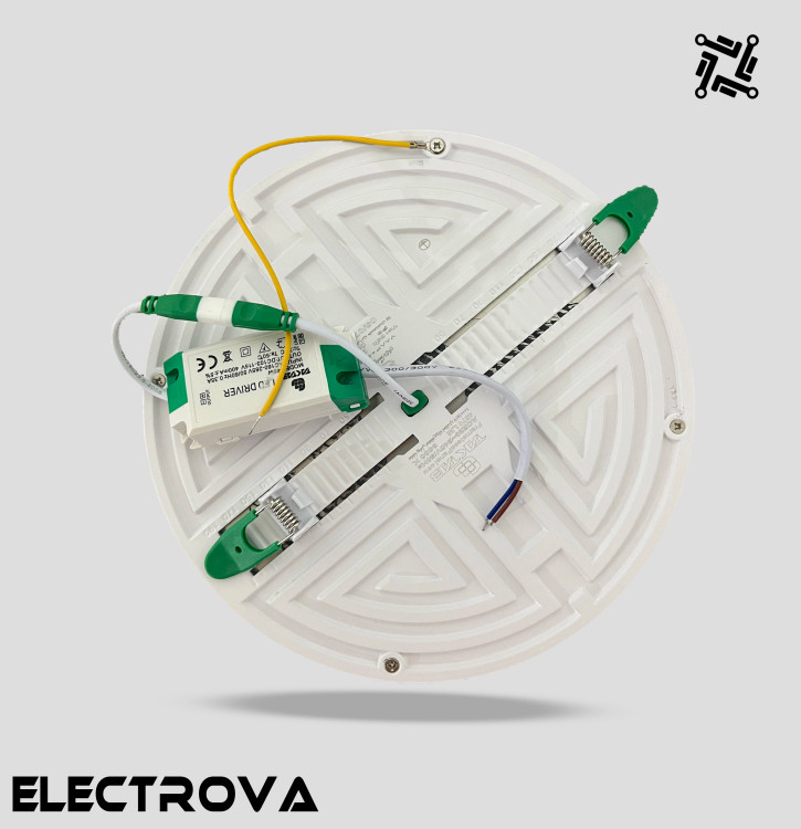 چراغ پنلی 46 وات توکار سایزشو تکتاب مدل زحل