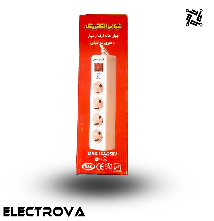 چهارراهی ارتدار مغزی سرامیکی خیام الکتریک مدل پارس