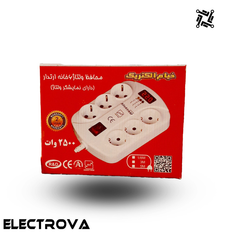 محافظ 6 خانه ارتدار دیجیتال خیام الکتریک