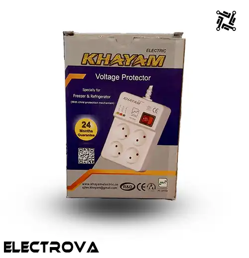 محافظ ولتاژ یخچال خیام الکتریک 4 خانه